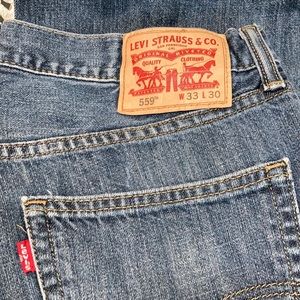 Levi’s 559 jeans blue 33 waist 30 leg